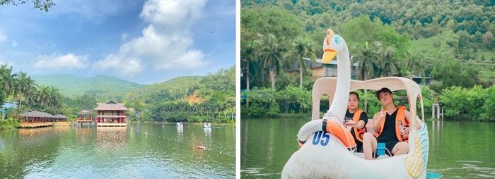 Hồ Ngọc Hoa – điểm du thuyền thiên nga vô cùng lãng mạn